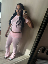 PINK SOFT COTTON LOUNGE SET